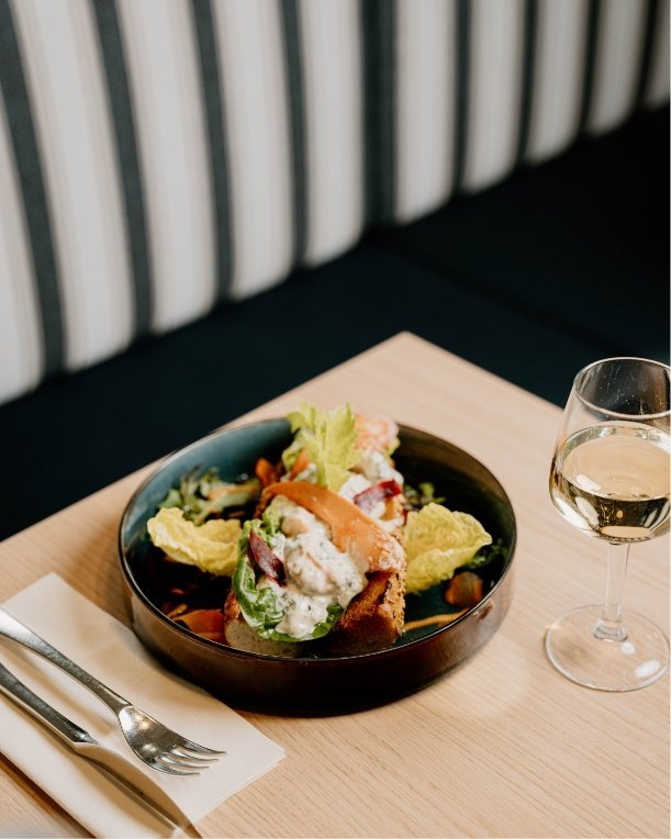 At the hotel restaurant